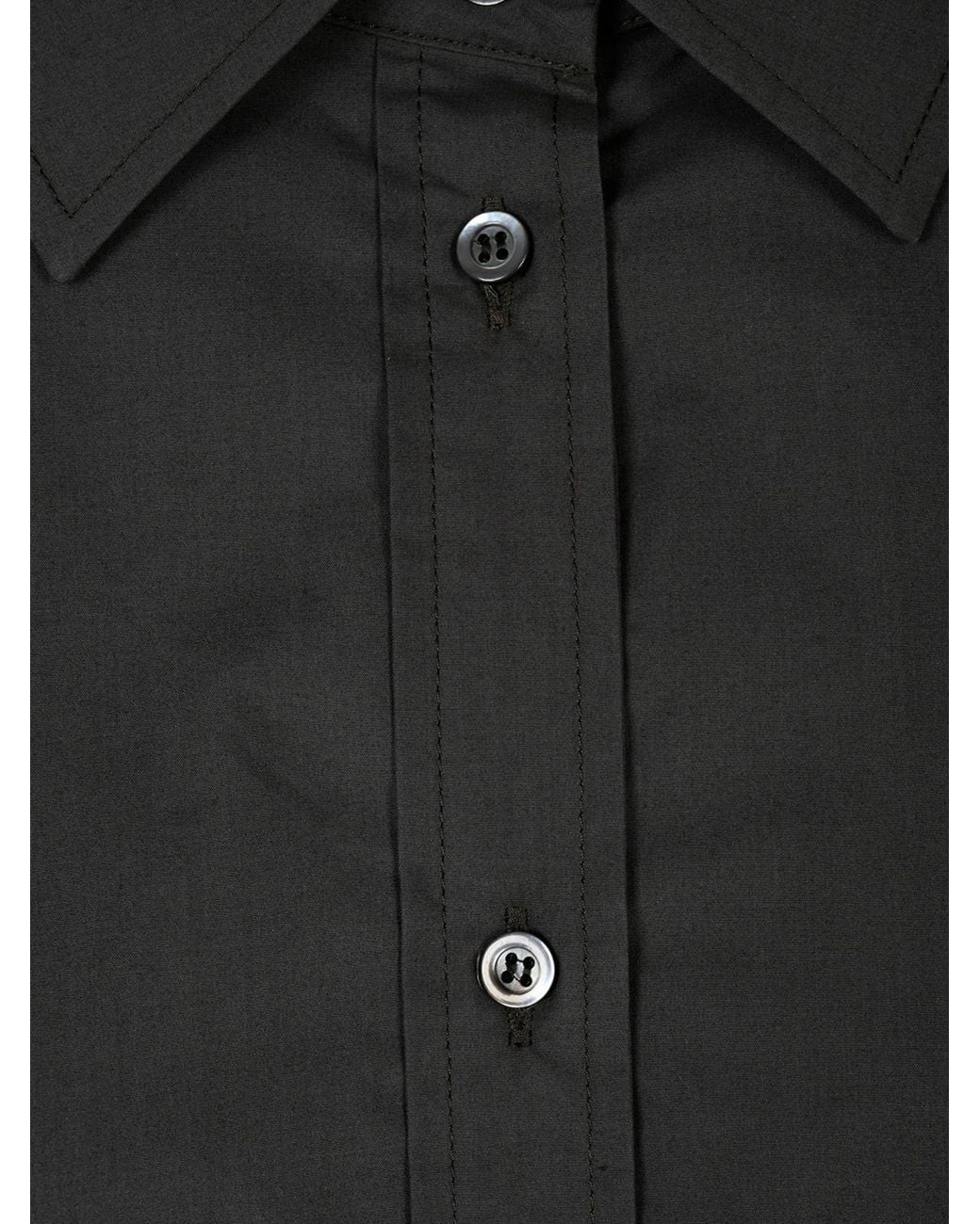 Peserico Black Classic Button-Up Shirt