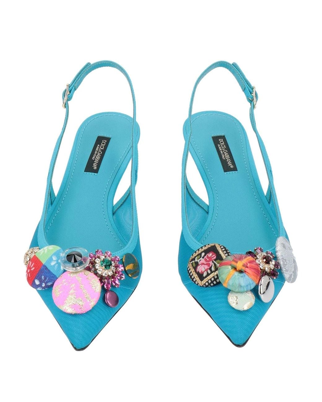 Dolce & Gabbana Blue Slingback Pumps