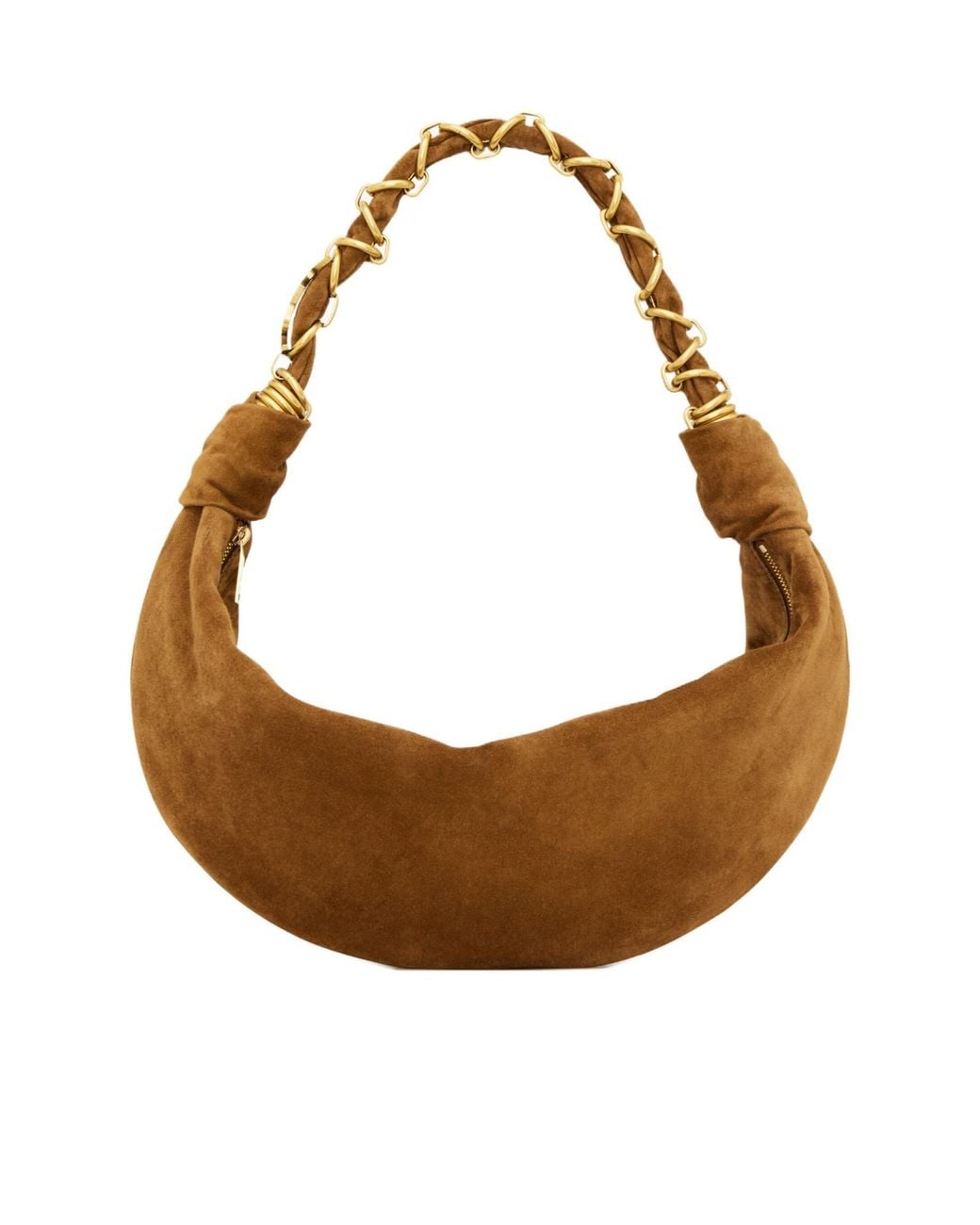 Saint Laurent Brown Amalia Small Hobo