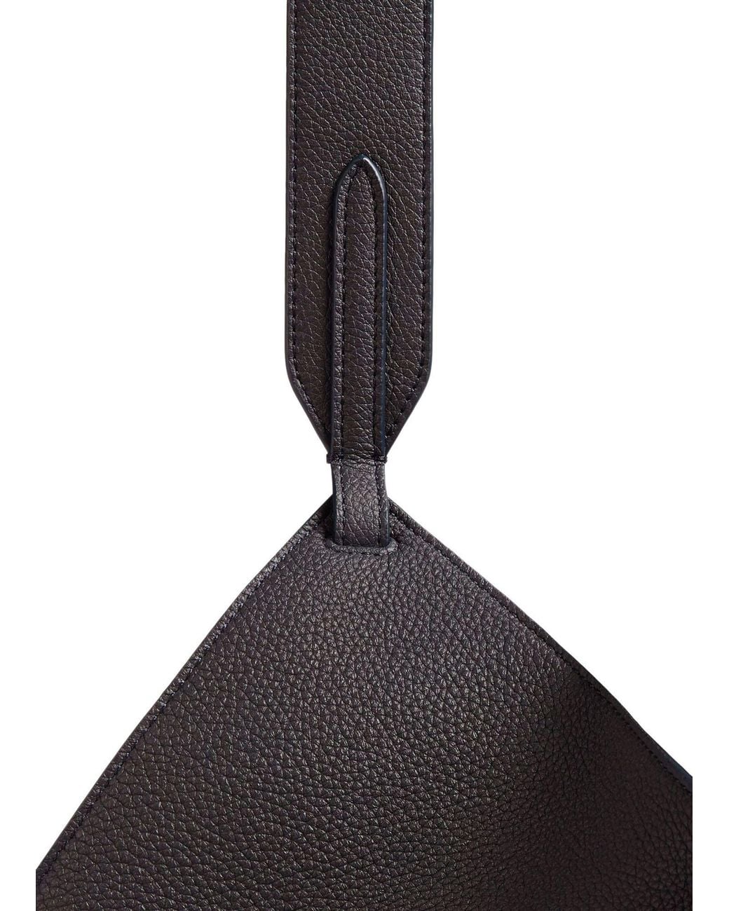 Khaite Black Singleshoulder Shopping Tote Bag