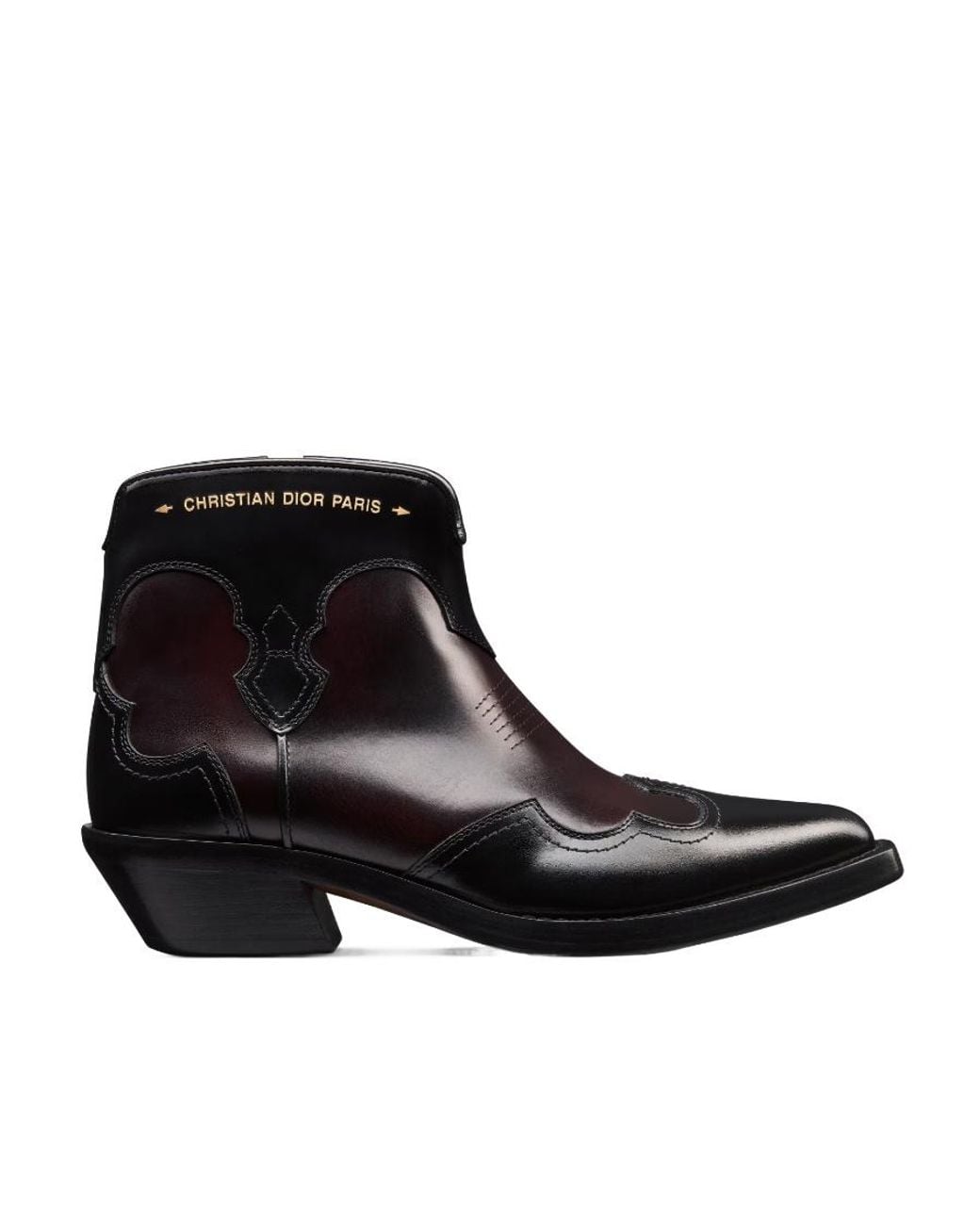 Dior Black Christian Pointed Toe Zip-Up Boots