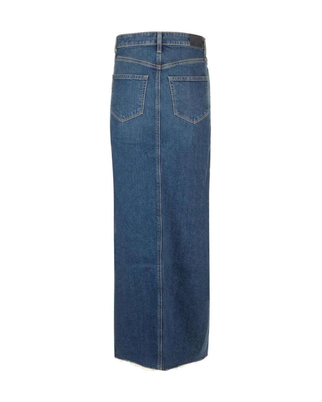 PAIGE Blue Denim Skirt