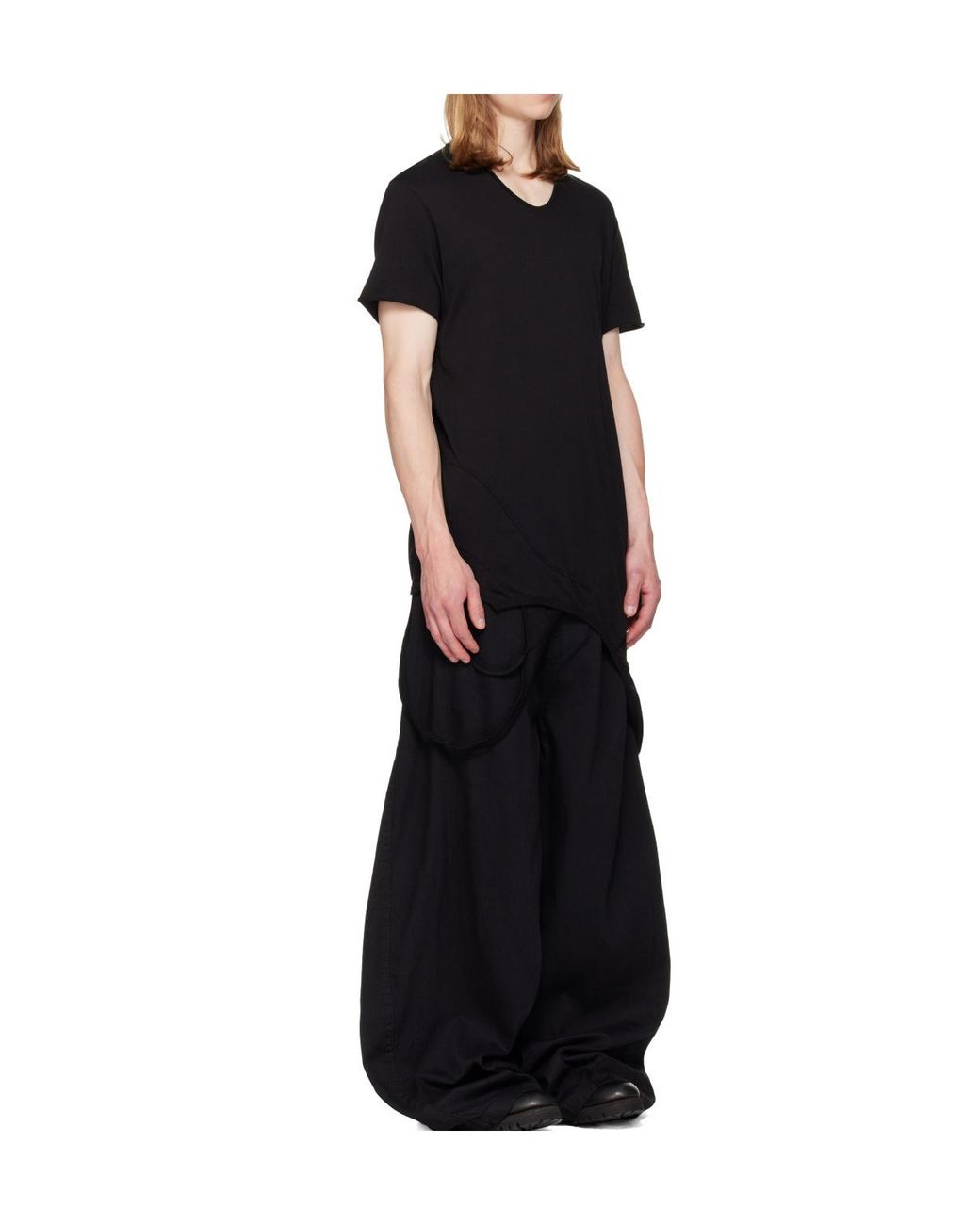 Julius Black Loots Half Sleeve T-Shirt for men