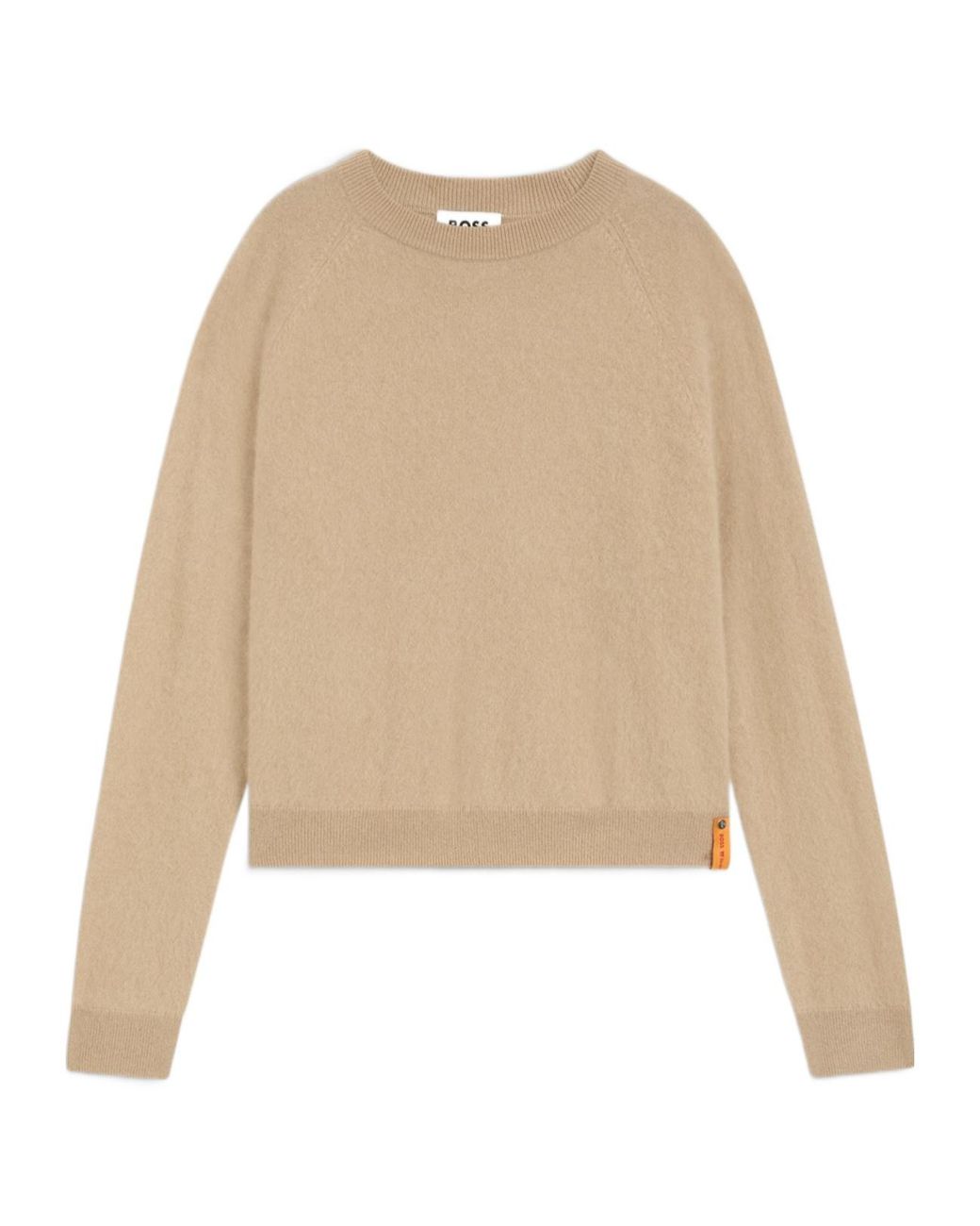 Boss Natural Crew-Neck Long-Sleeves Sweater