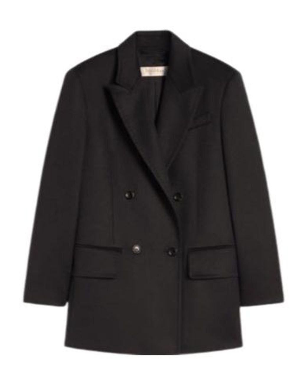 Max Mara Black Olimpia Double-Breasted Blazer