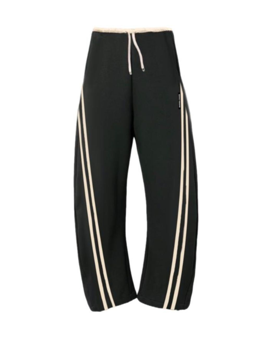 Marissa Chiara Black Drawstring Sweatpants