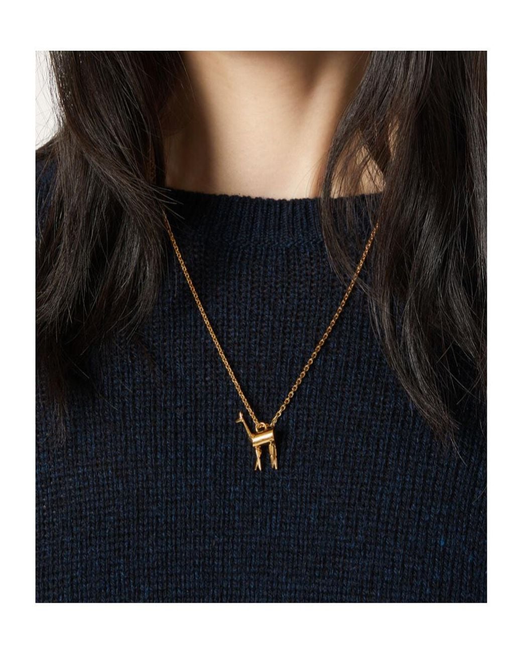 Loro Piana Metallic Vicuna Necklace