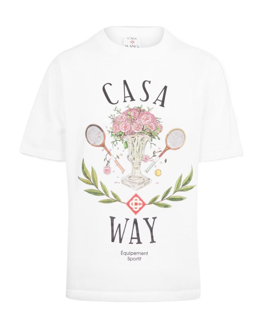 Casablanca White Casa Way T-Shirt