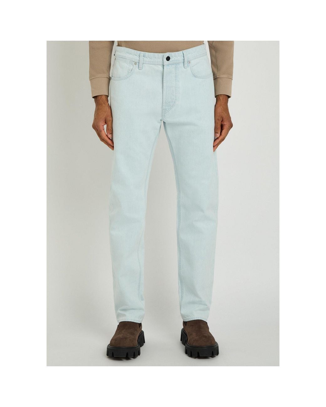 Stone Island Blue Straight-Leg Jeans for men