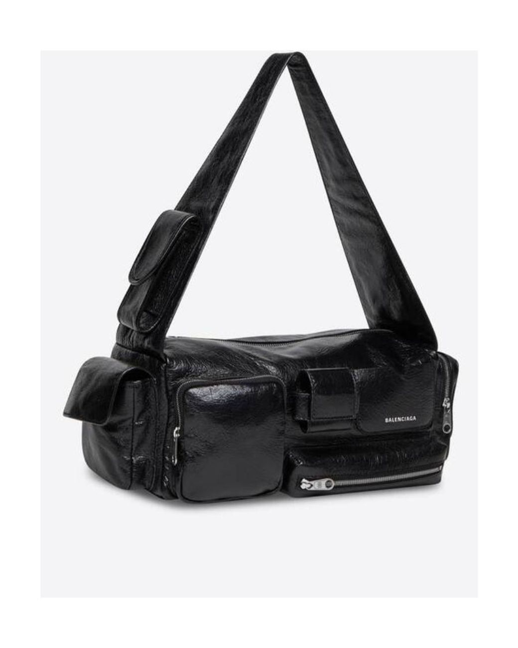 Balenciaga Black Superbusy Small Sling Bag for men