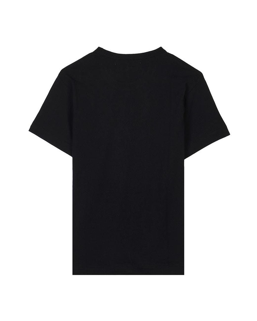 COMME DES GARÇONS PLAY Black Embroidered Logo T-Shirt for men