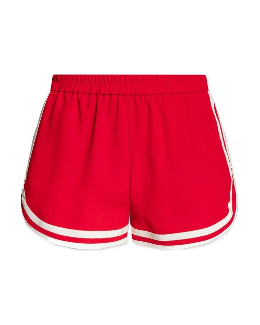 RED Valentino Red Elasticated Waist Track Shorts