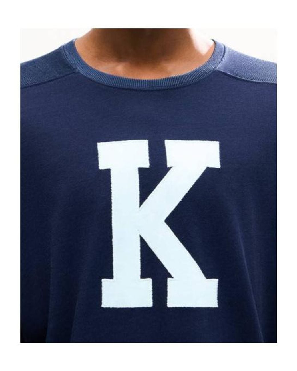 KENZO Blue Varsity' Top for men