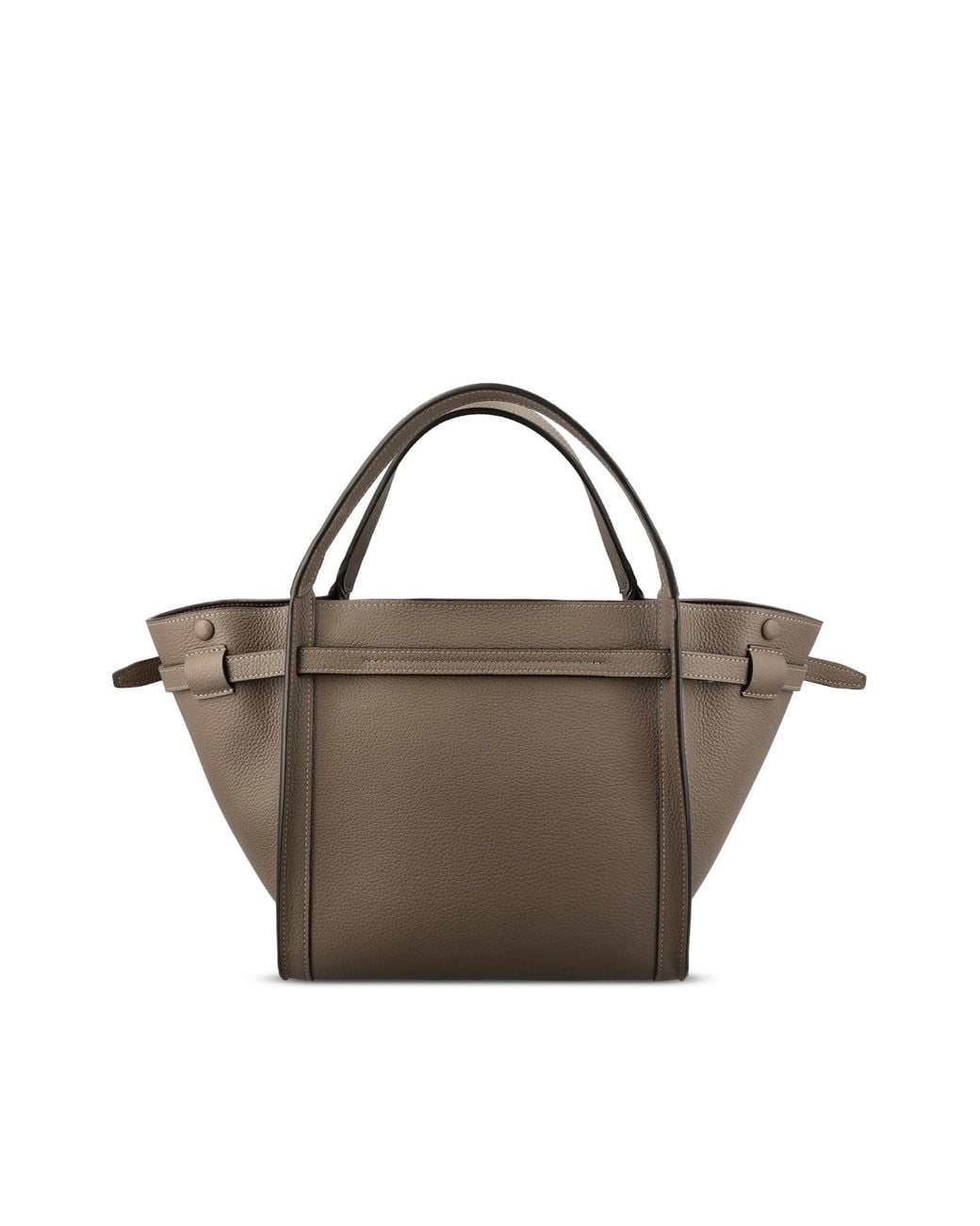 Tod's Brown T-Plaque Top Handle Bag