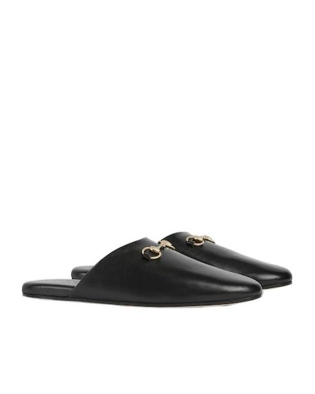 Gucci Black Mule With Horsebit, Leather