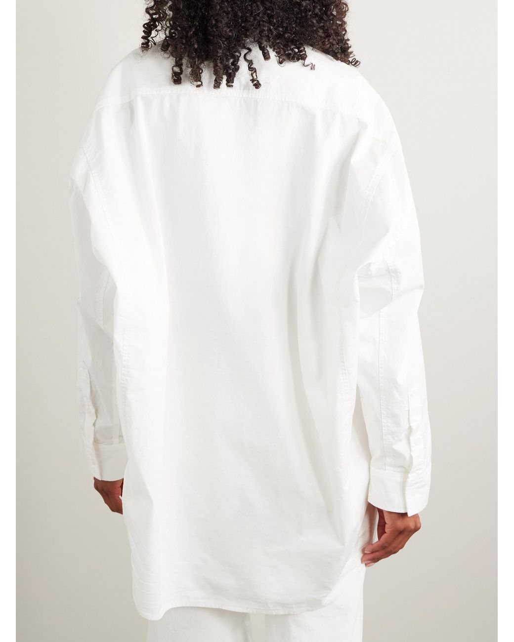 SLVRLAKE Denim White Comfortable Shirt