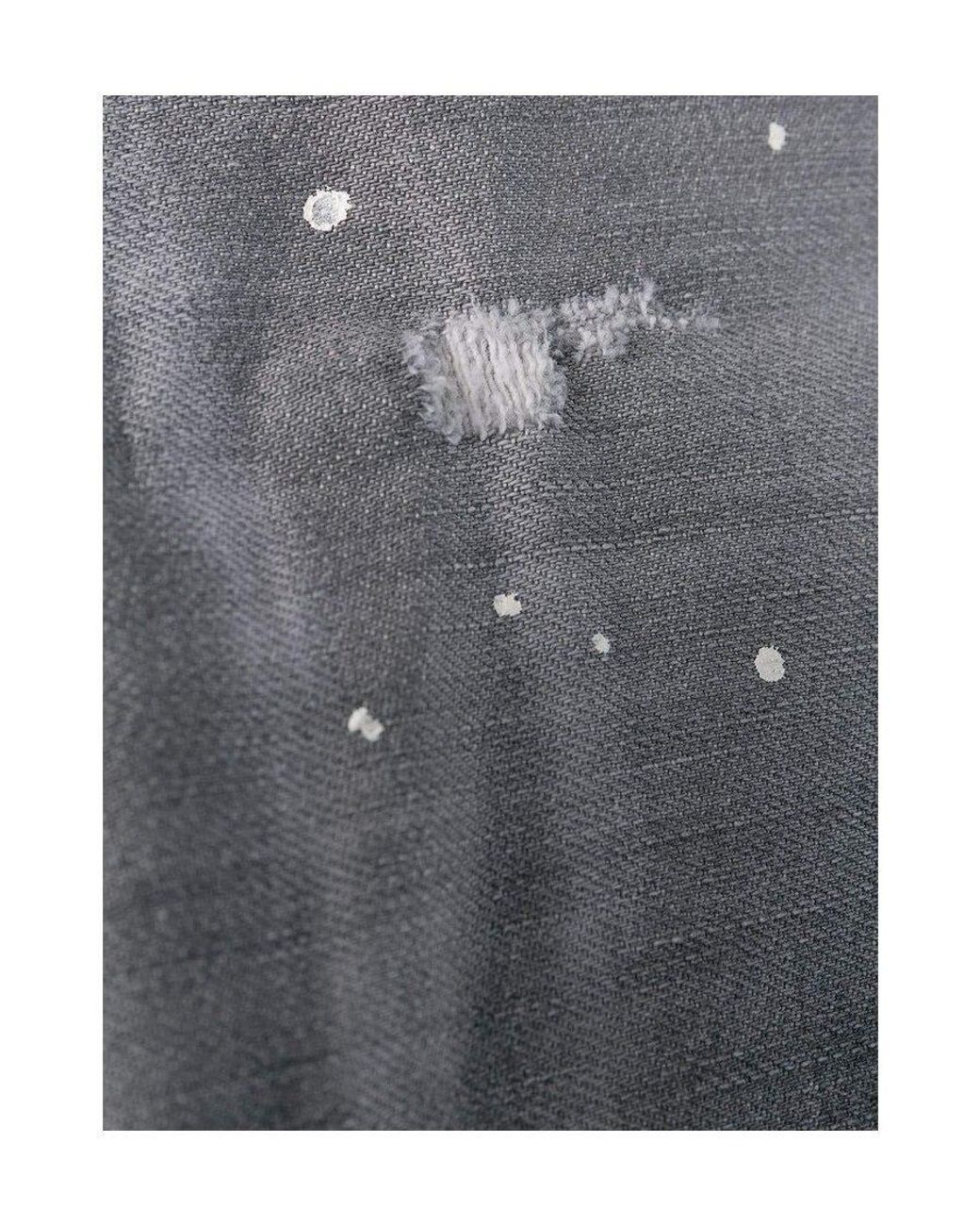 DSquared² Gray Slim-Fit Low Rise Trousers