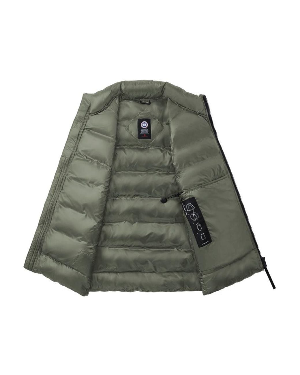 Canada Goose Green Crofton Padded Gilet for men