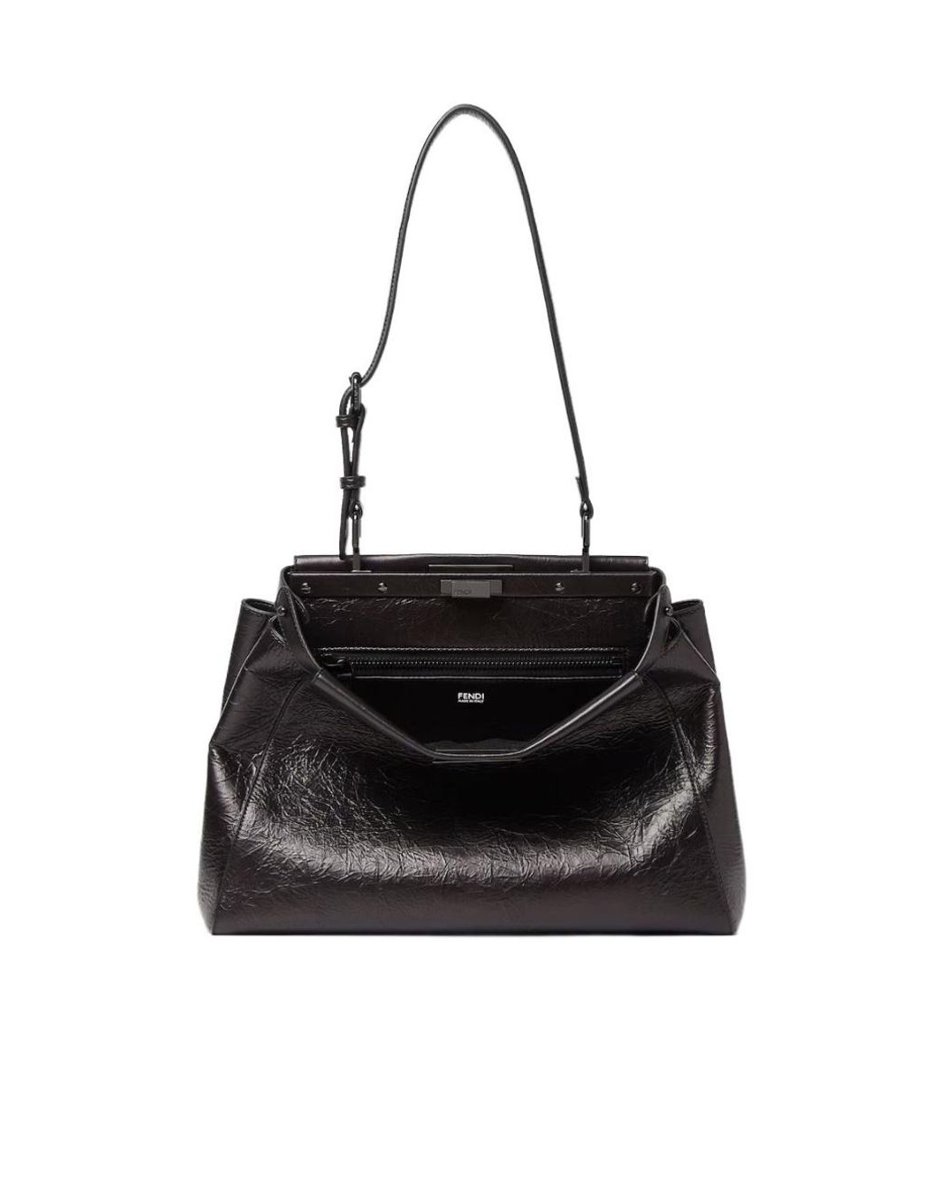 Fendi Black My Peekaboo Medium Shoulder Bag