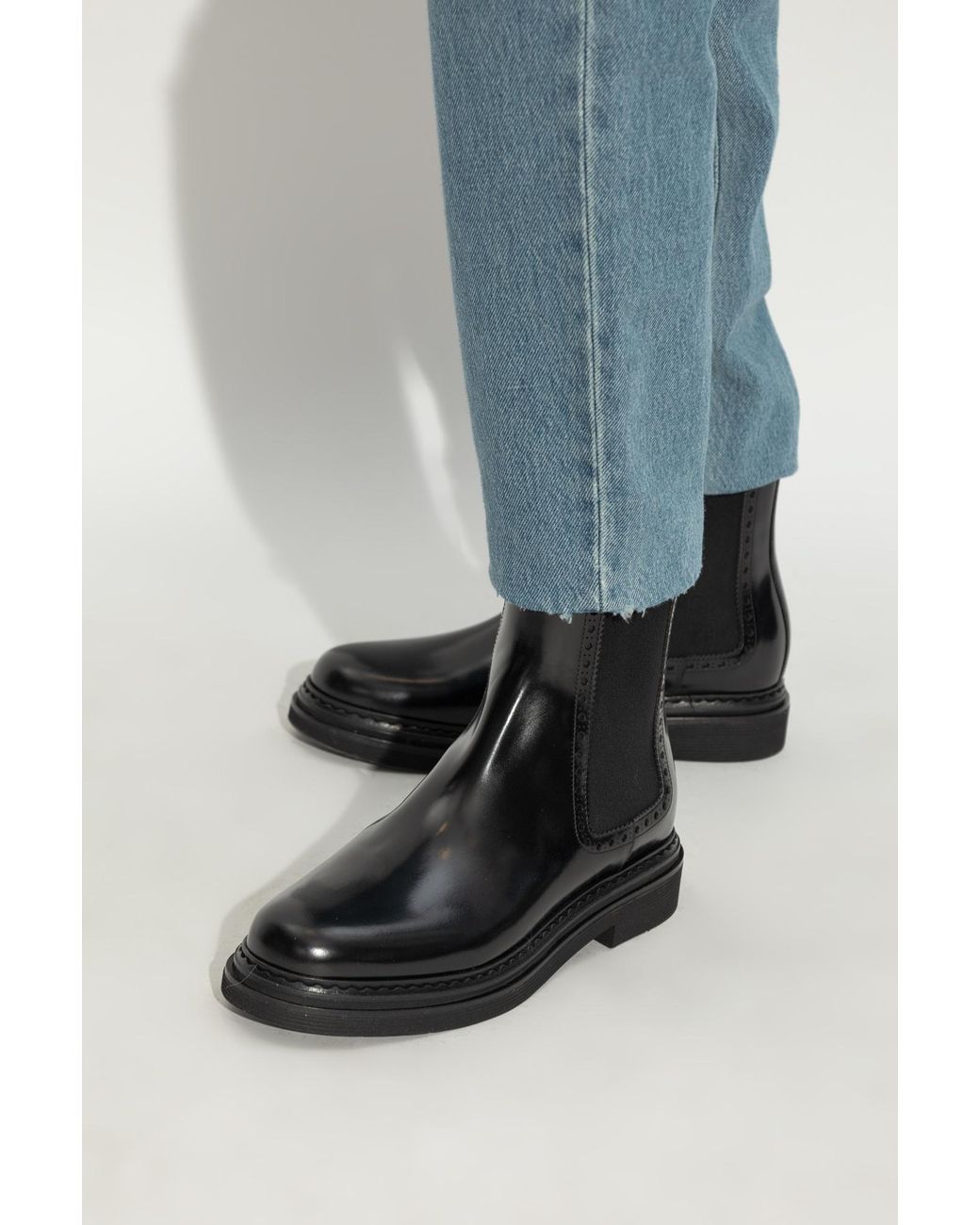 Dolce & Gabbana Black Chelsea Boots
