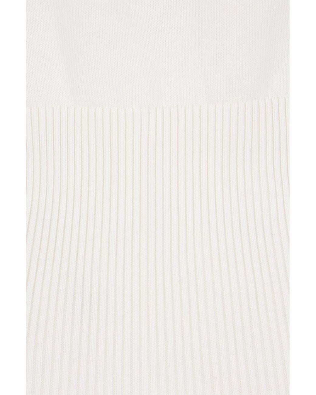 Thom Browne White Jersey Hector Intarsia 4-Bar T-Shirt