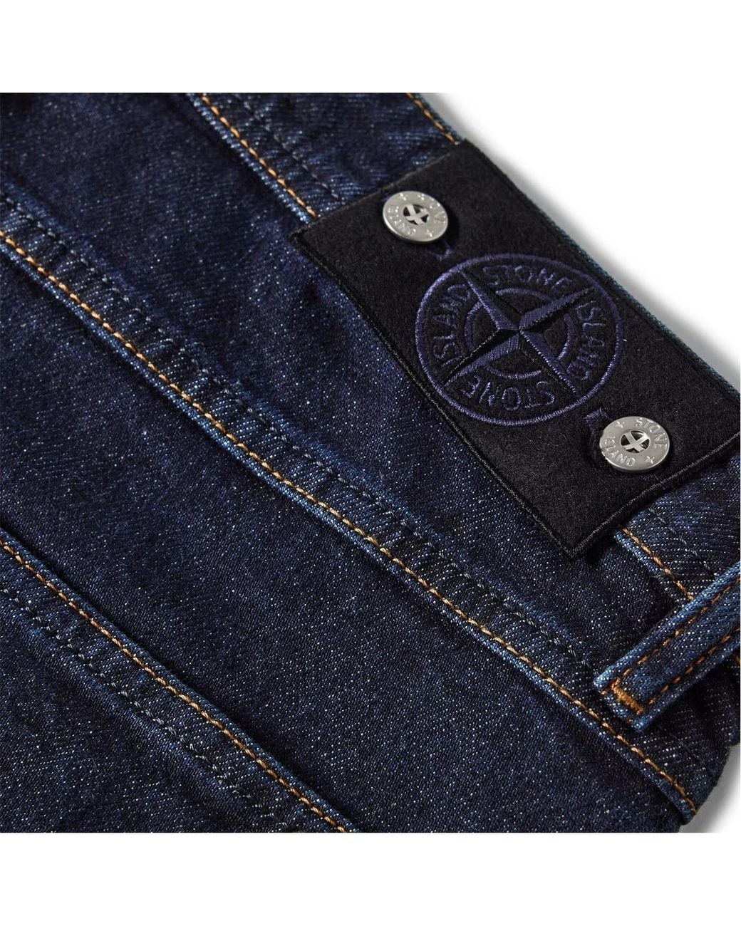 Stone Island Blue Slim Fit Jeans for men