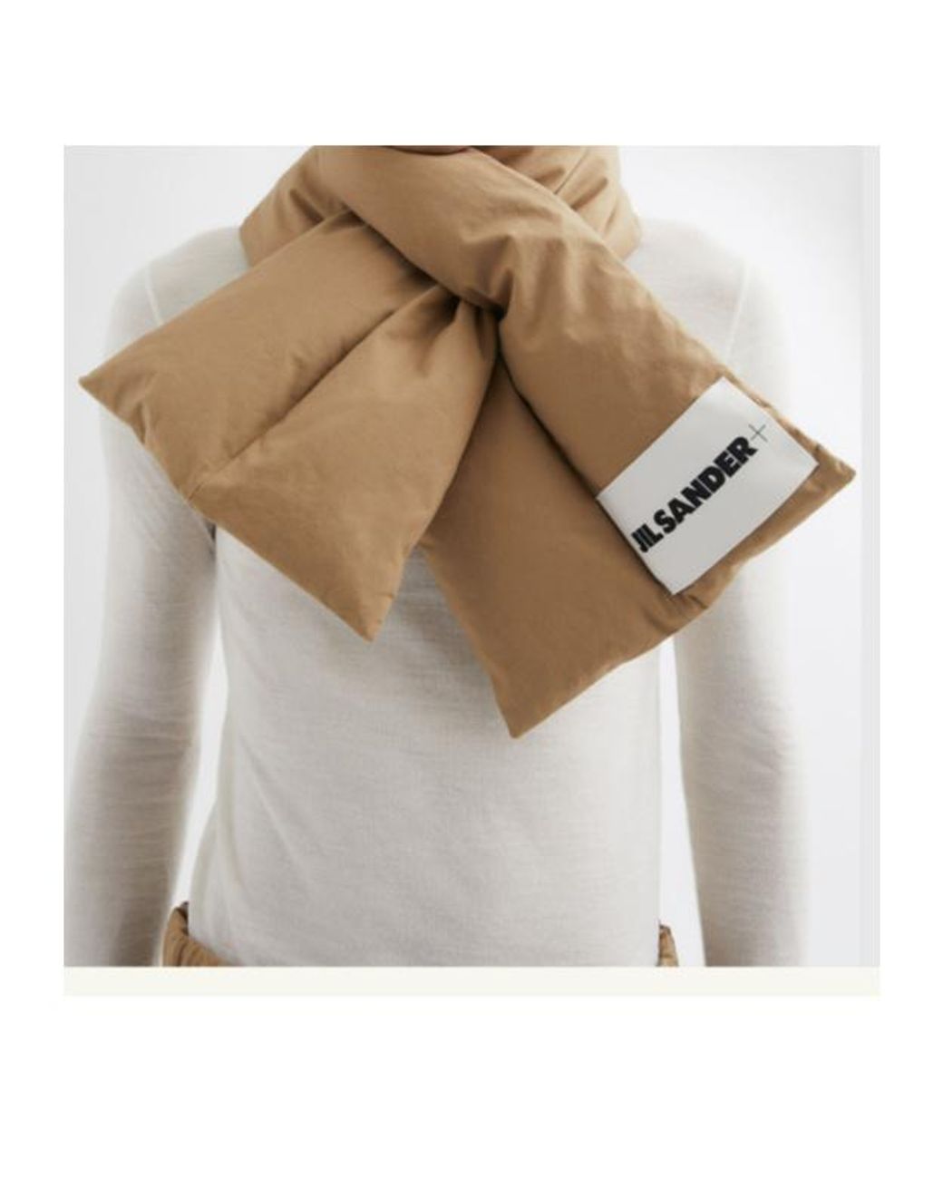 Jil Sander Natural Down Scarf