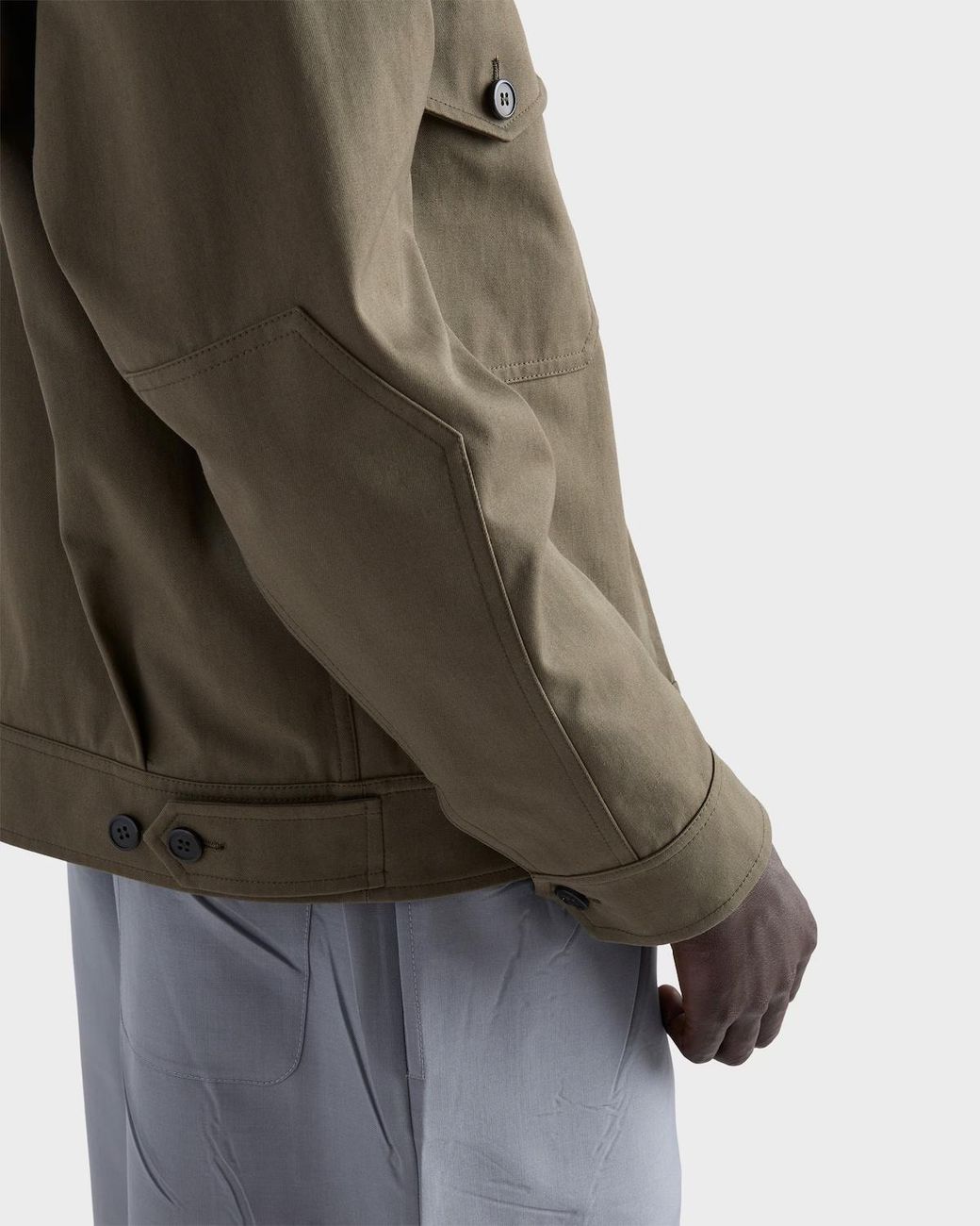 Prada Green Technical Fabric Jacket for men