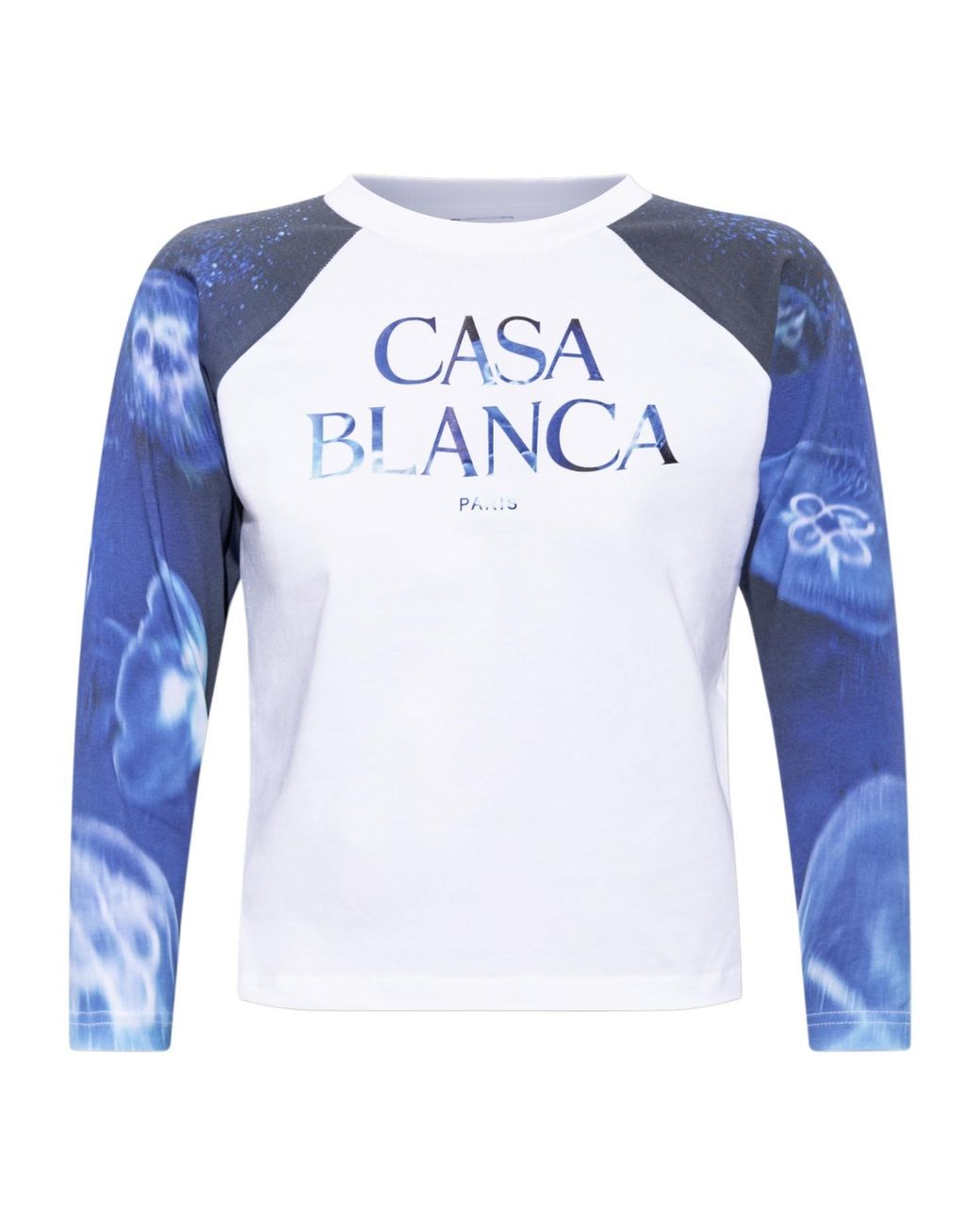 Casablanca Blue Long-Sleeve T-Shirt