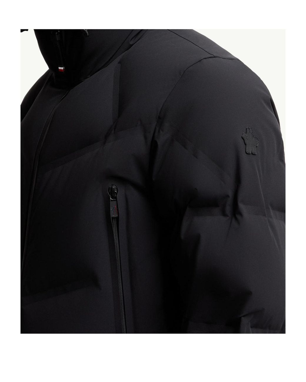 Moncler Black Angren Hooded Insulated Ski Jacket for men