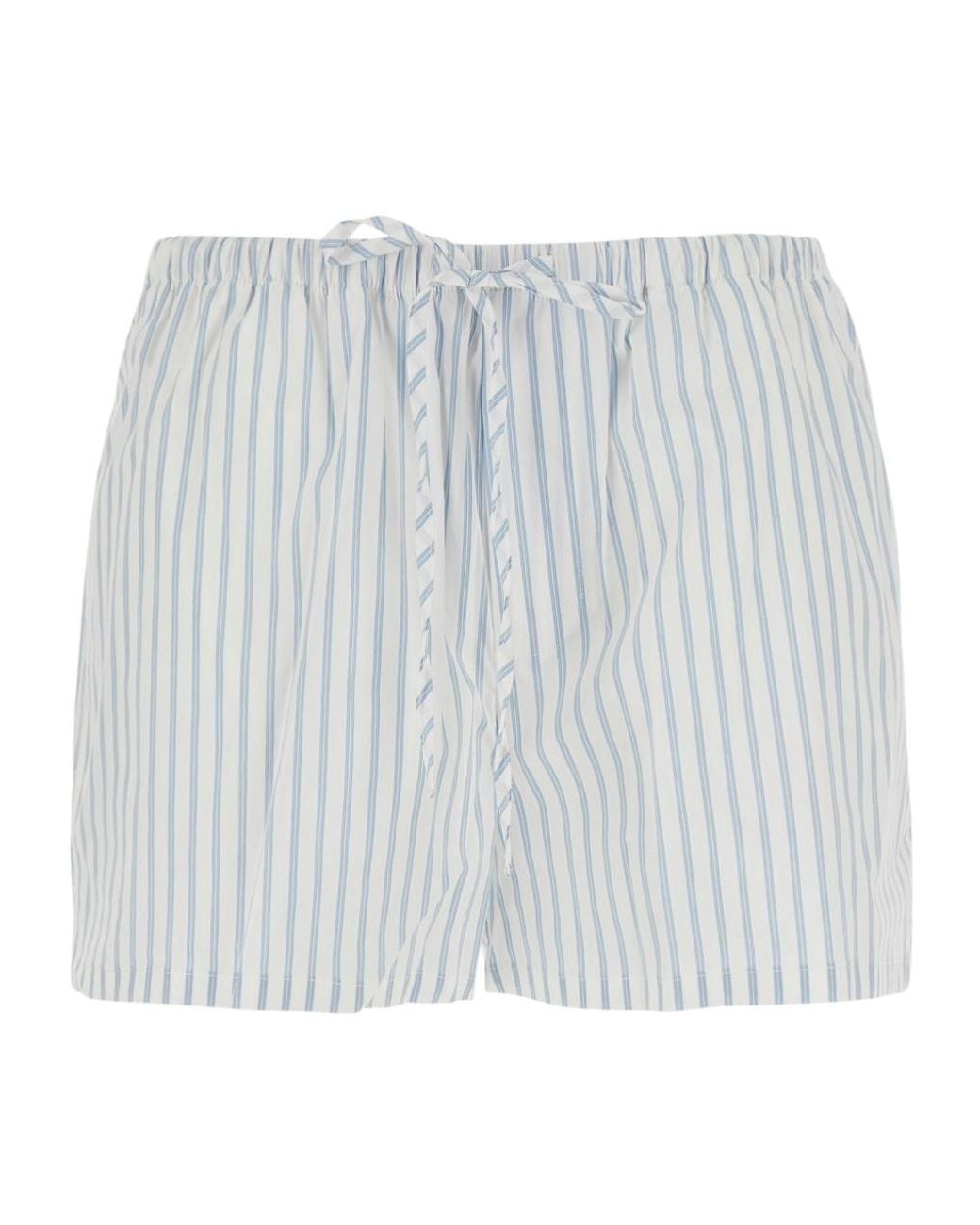 DUNST Gray Pajama Striped Mini Shorts