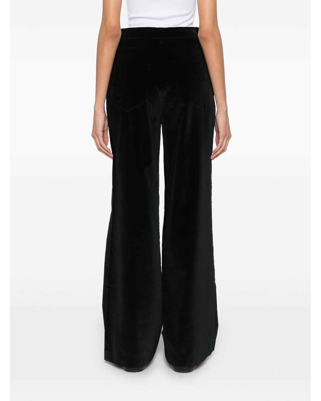 Officine Generale Black Romy Trousers