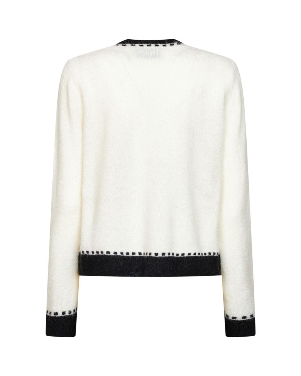 Kaos White Long-Sleeved Cardigan
