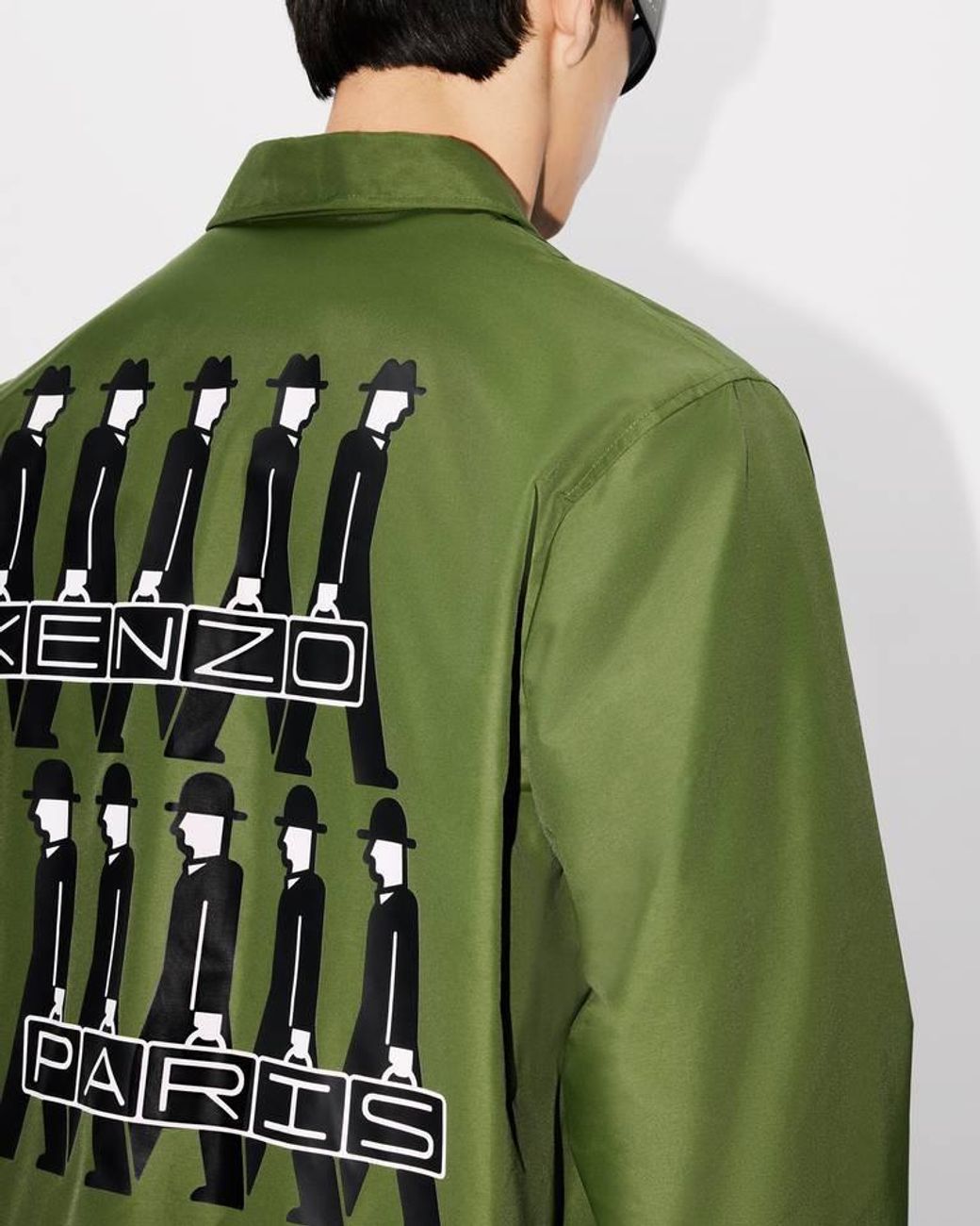 KENZO Green Lucky Tiger' Padded Coach Jacket for men
