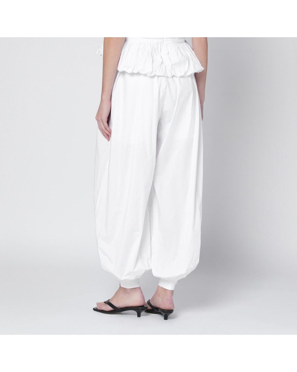 ROTATE BIRGER CHRISTENSEN White Balloon Trousers