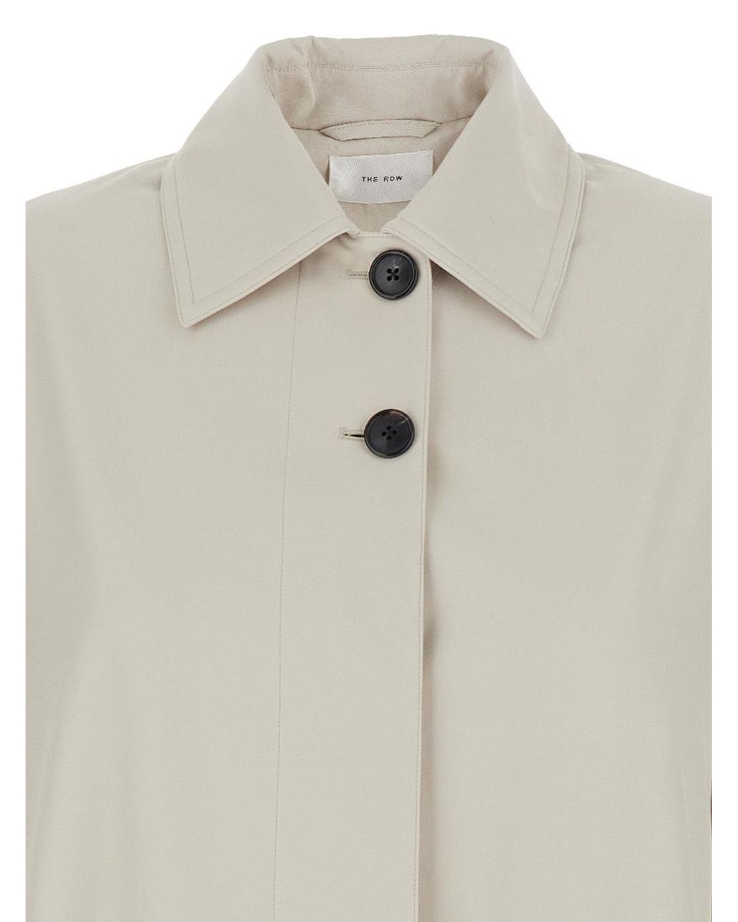 The Row White Long Sleeve Jacket