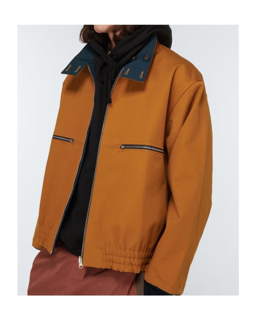 RANRA Brown Unnar Reversible Bomber Jacket for men