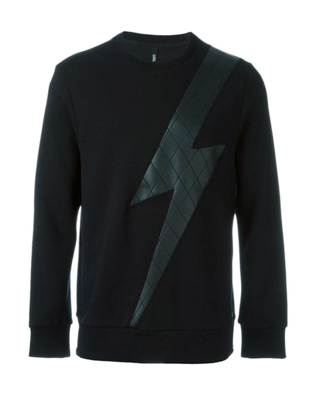 Neil Barrett Black Round-Neck Sweater for men