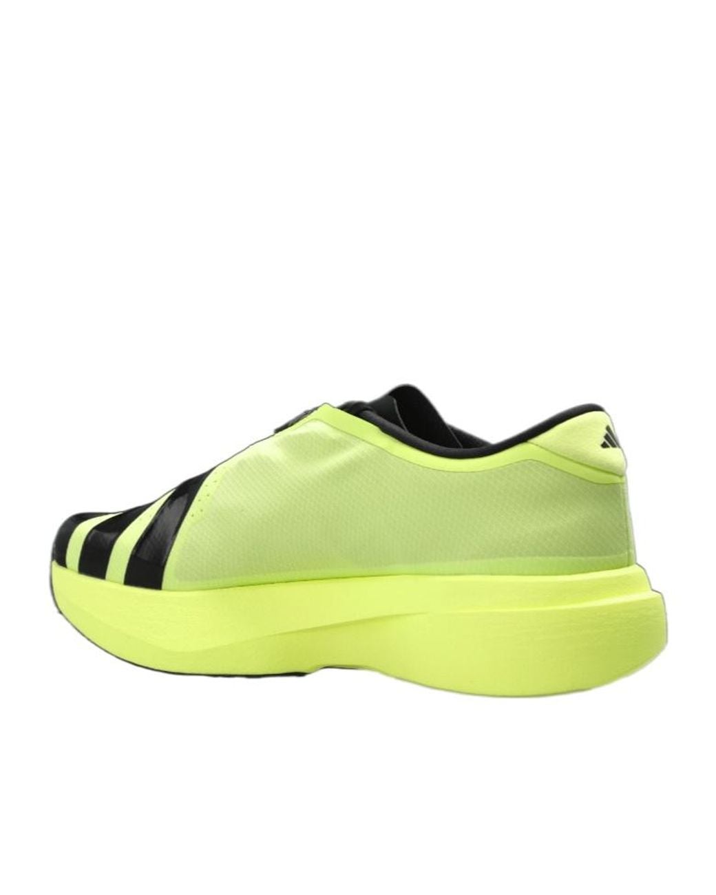 Adidas Yellow Adizero Evo Sl Zip Running Shoes for men