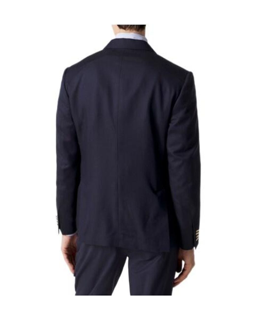 Lardini Blue Silk Blazer for men