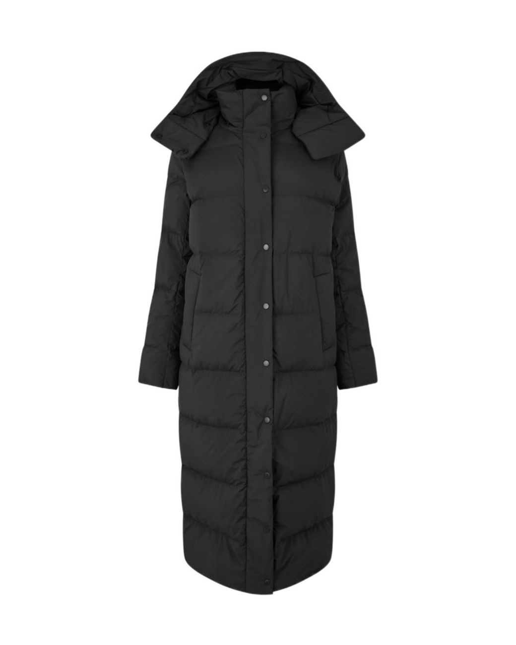 lululemon athletica Black Wunder Puff Long Down Jacket