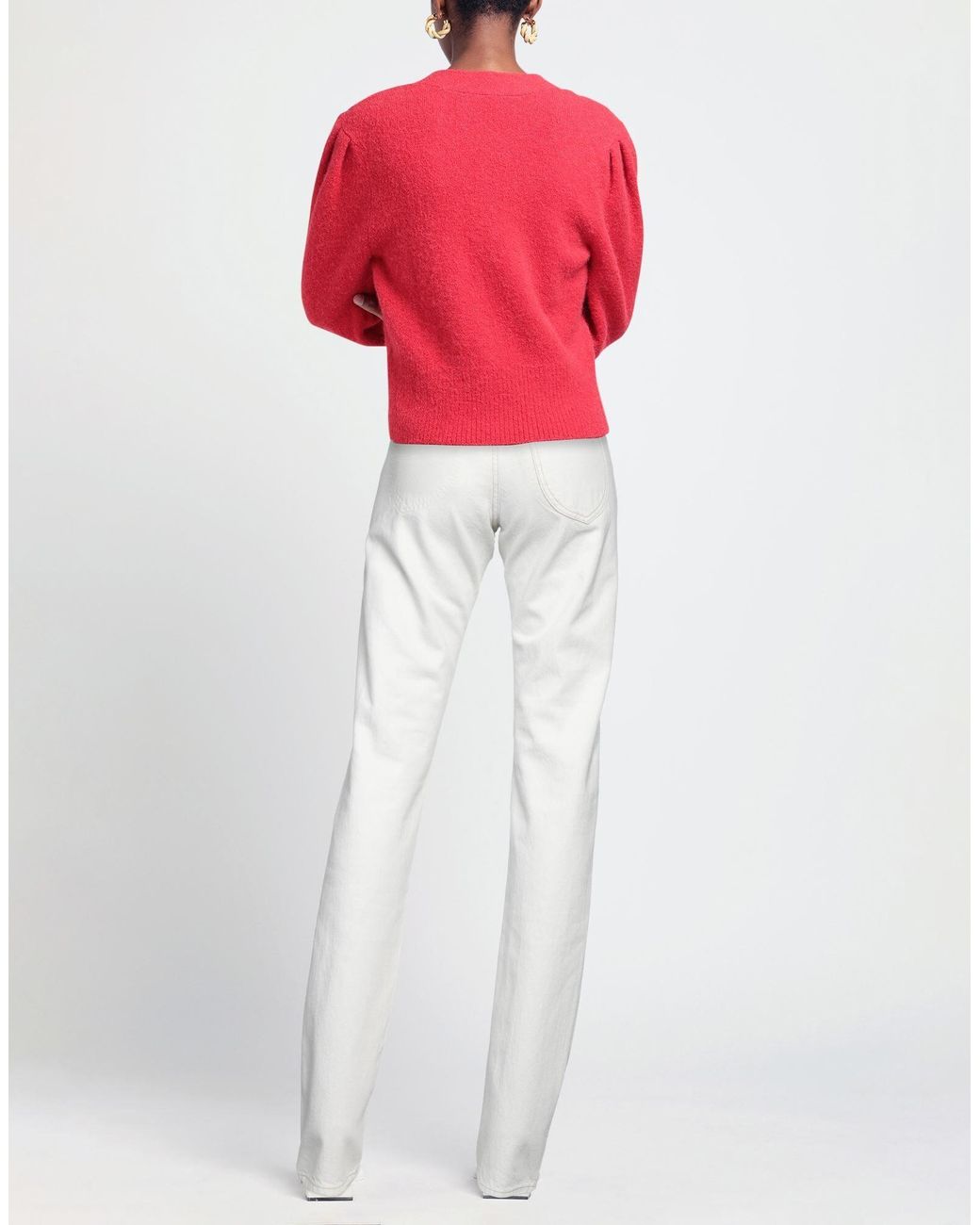 Maison Margiela White Solid Color Twill Trousers