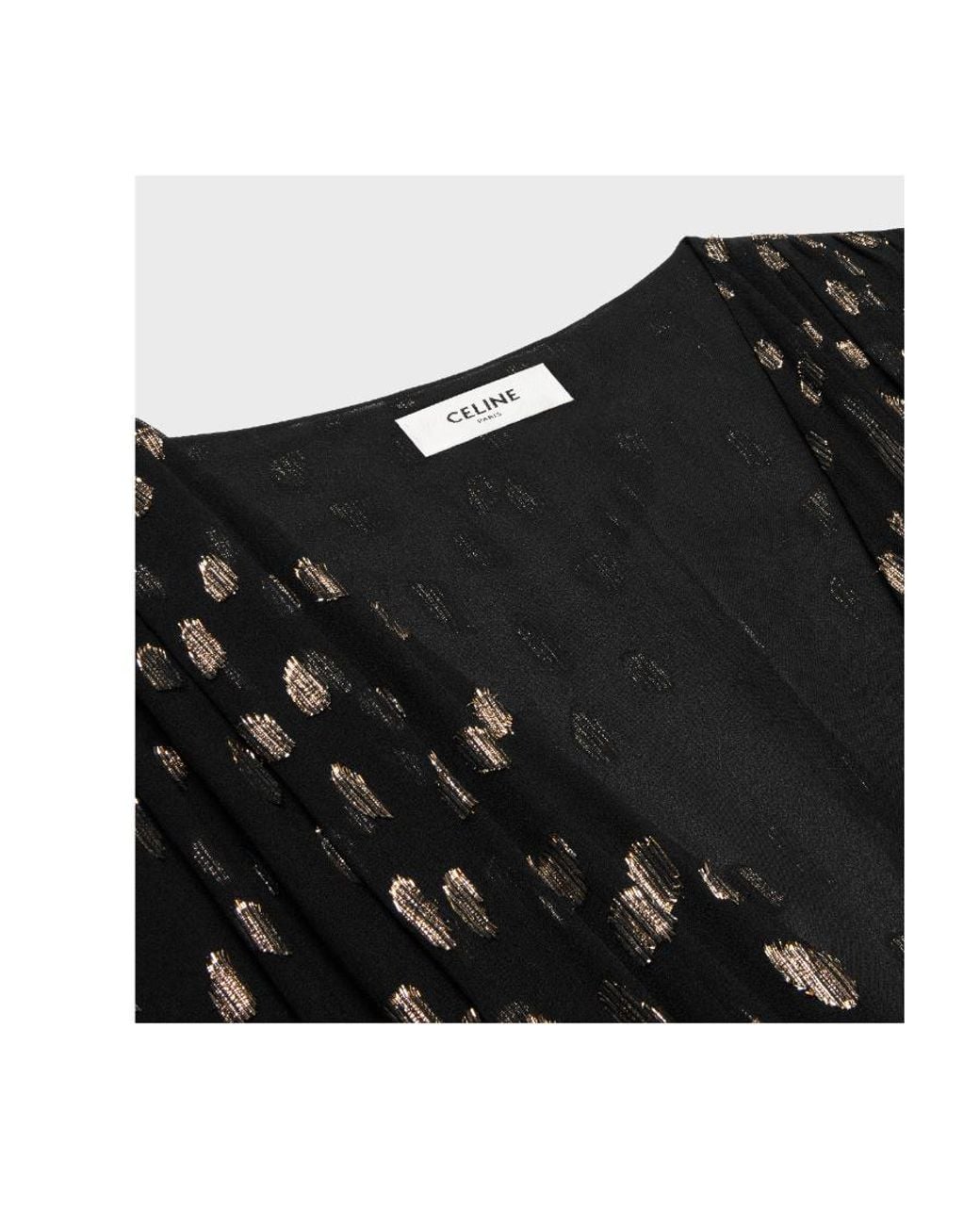 Céline Black Long Dress