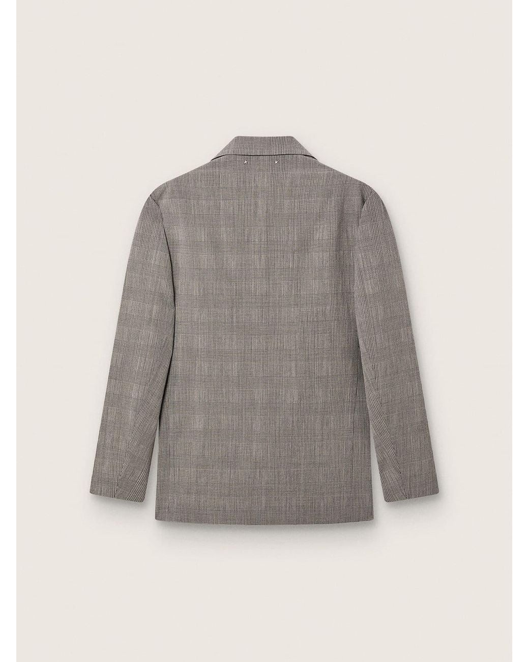 Golden Goose Deluxe Brand Gray Prince Of Whales Chekced Jacket for men
