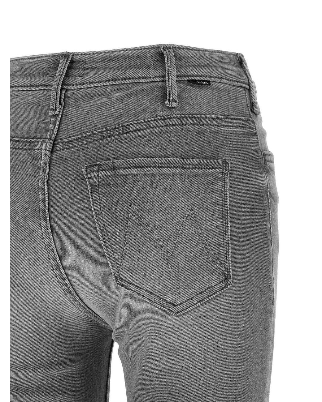 Mother Gray The Hustler Ankle Fray Jeans