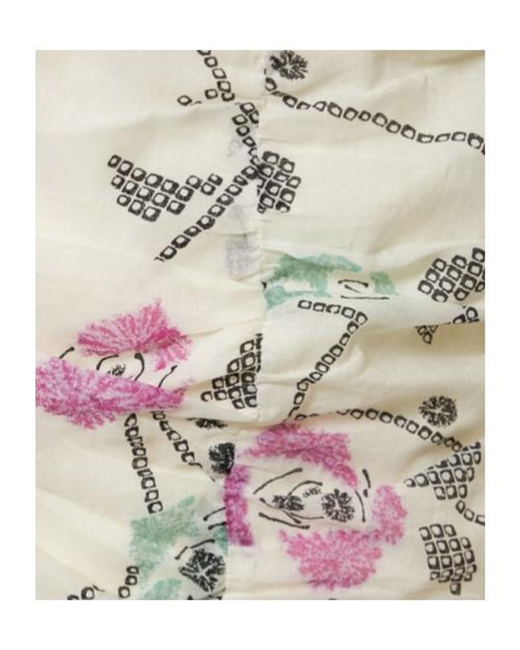 Isabel Marant White Printed Cotton Mini Dress