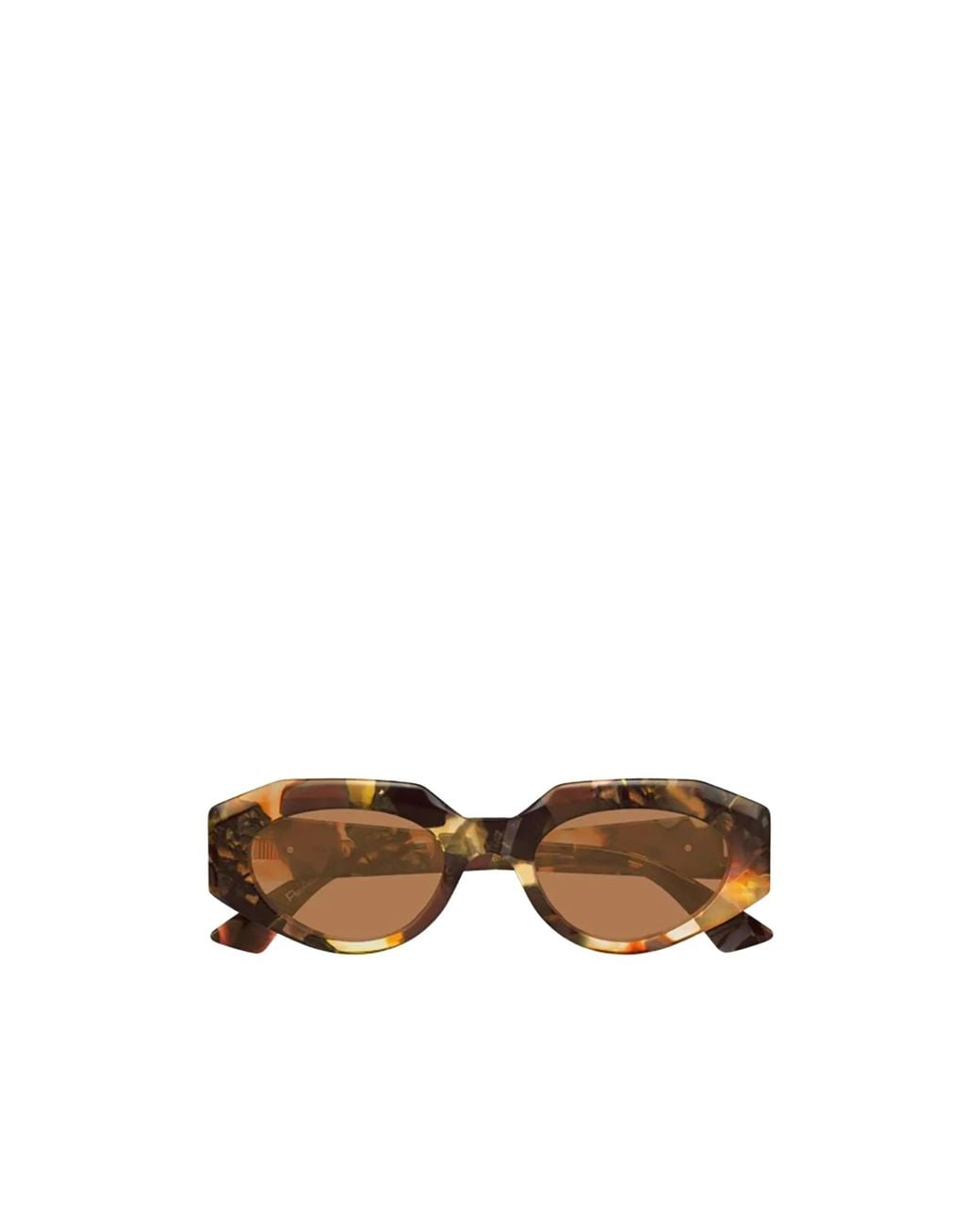 Bottega Veneta Multicolor Eyewear Oval Frame Sunglasses