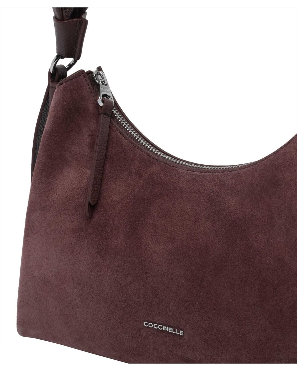 Coccinelle Brown Boheme Braided-Handle Shoulder Bag