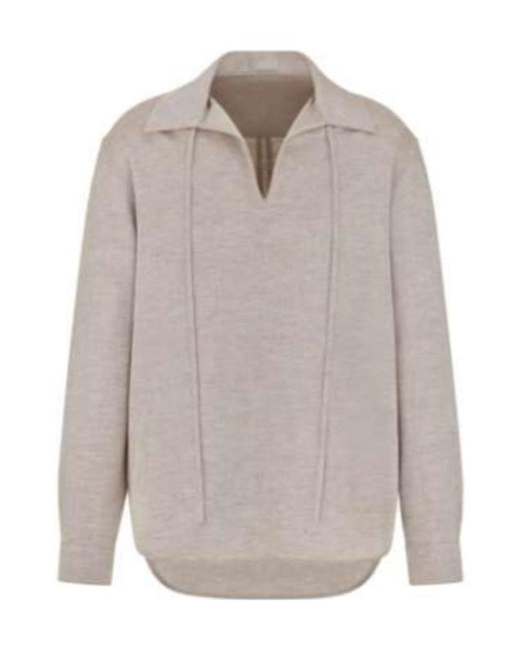 Dior And Hylton Nel Pull-Over Shirt in Gray for Men | Lyst