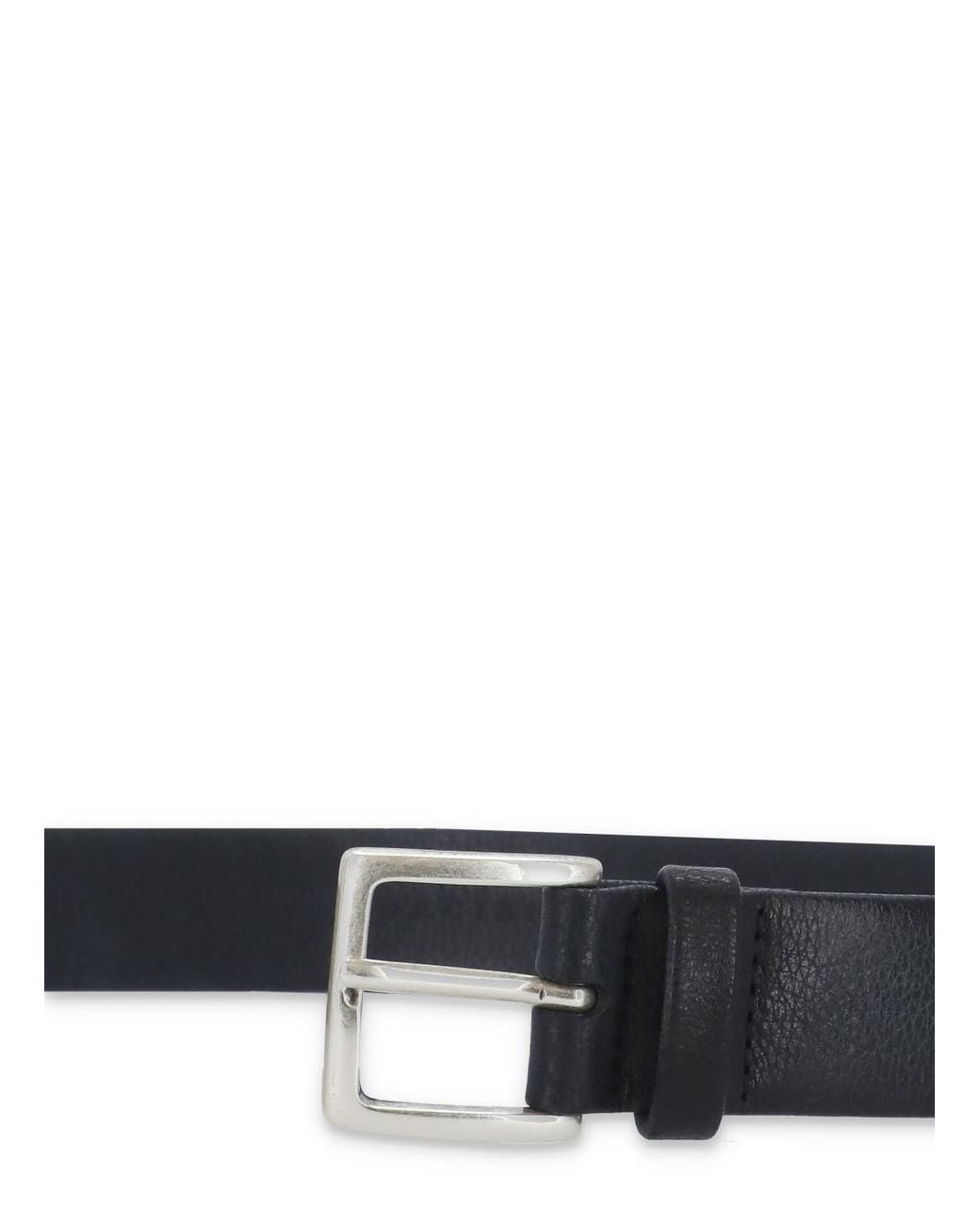 Orciani White Logo Belt for men
